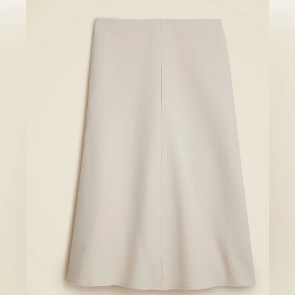 J. Crew A-line Circle Skirt in Double-cloth Wool Blend NWT